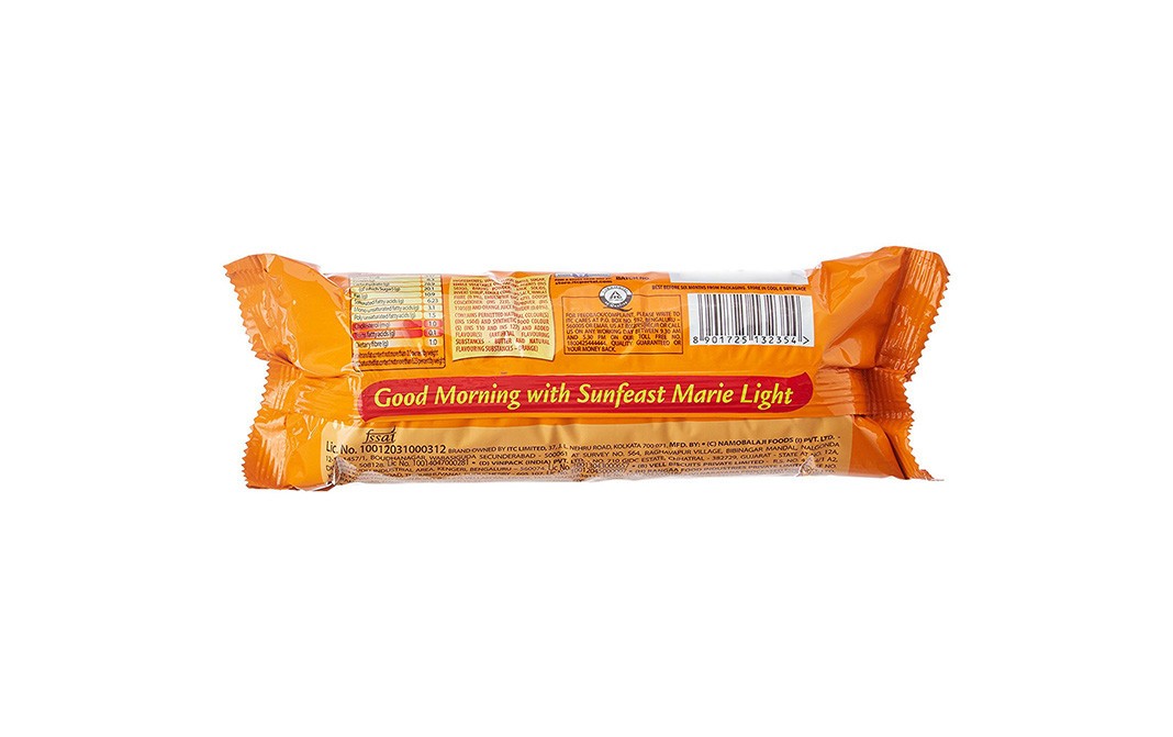 Sunfeast Marie Light Orange Biscuits   Pack  120 grams